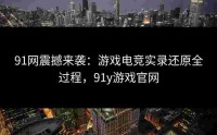 91网震撼来袭：游戏电竞实录还原全过程，91y游戏官网